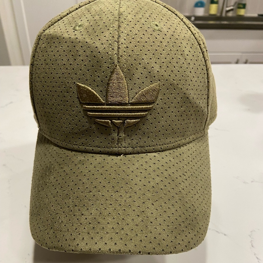 Olive adidas adjustable hat